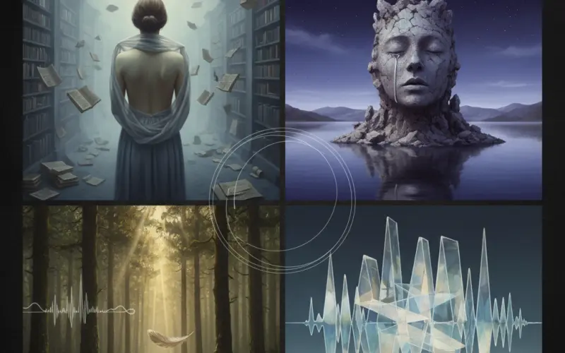 As múltiplas faces do Silêncio: A linguagem silenciosa: Um guia sobre a Dor, a Cura e o Luto