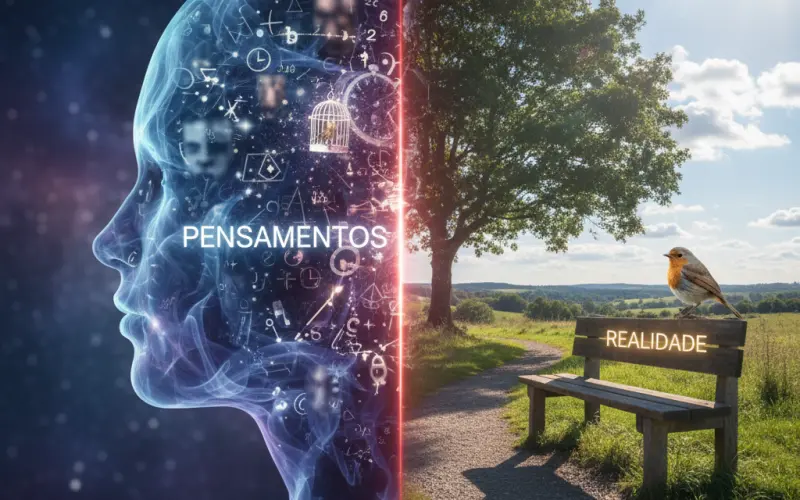 Pensamentos não são verdades absolutas