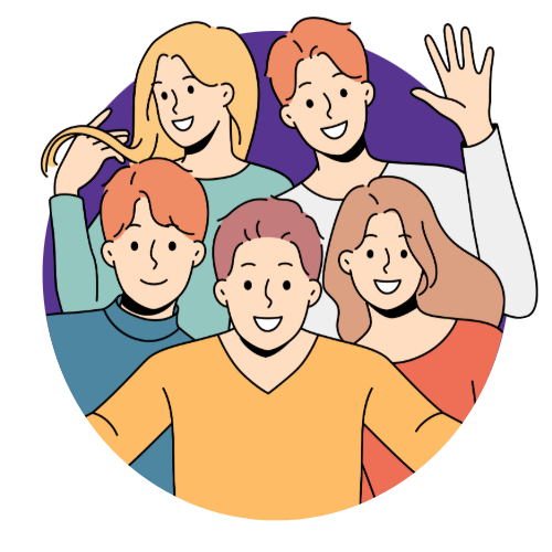 Pessoas felizes e seguras ao encontrar psicólogo para atendimento psicológico e terapia online acessível.